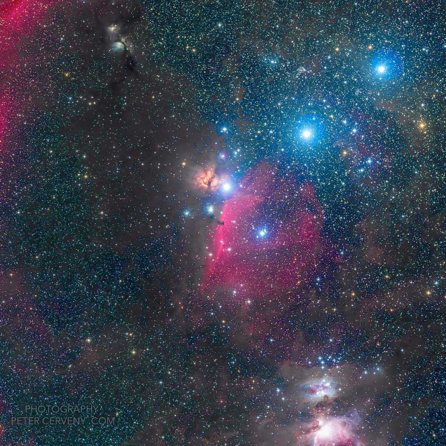 Orion Widefield Clouds Complex