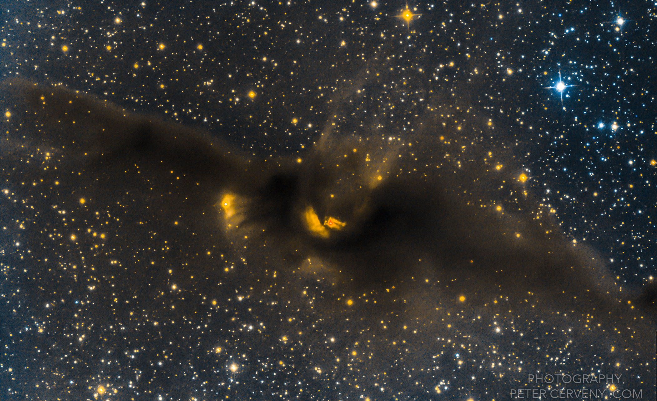 LDN43 The Cosmic Bat Nebula