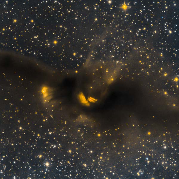 LDN43 Cosmic Bat Nebula