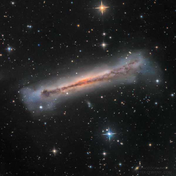 NGC3628 Hamburger Galaxy