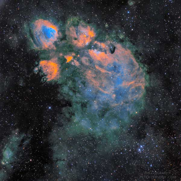 NGC6334 Cat Paws Nebula