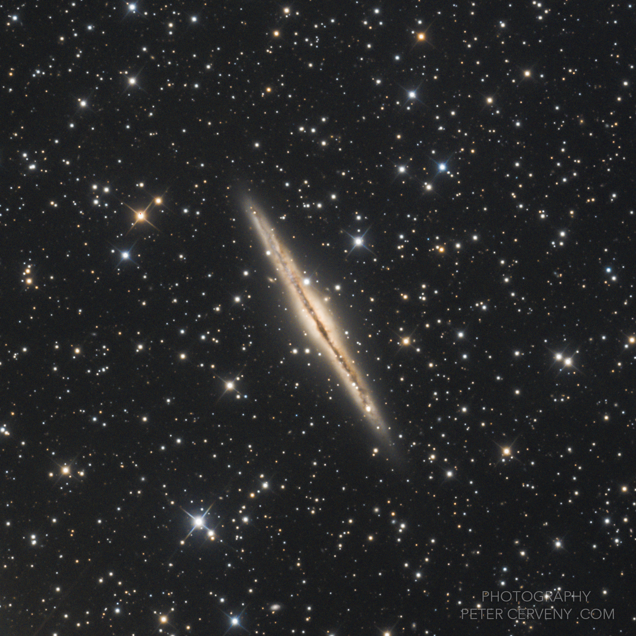 NGC891 Silver Sliver Galaxy