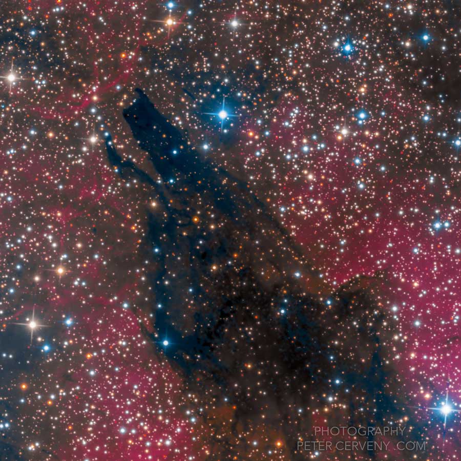 S17 Fenrir or Dark Wolf Nebula