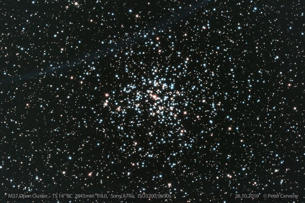 Messier 37 Open Star Cluster| © by Peter Cerveny